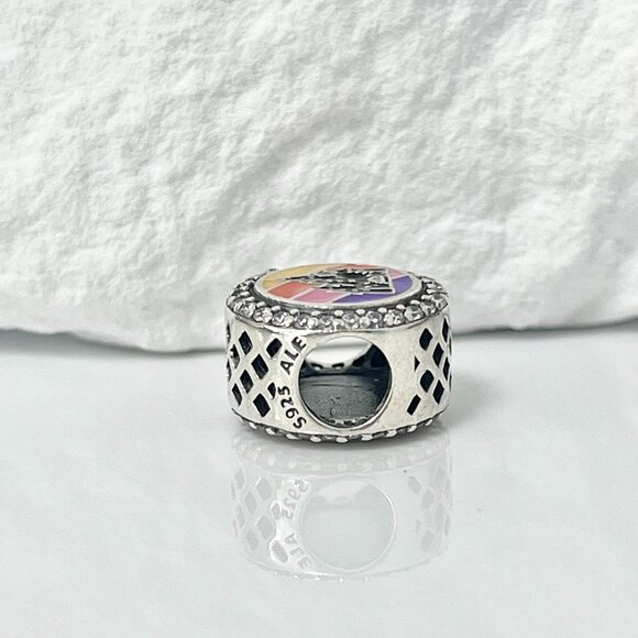 Pandora Disneyland Fantasy Castle Bead Charm S925 Silver Charm - Picture 3 of 3